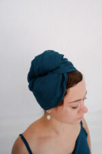 LINEN HAIR WRAP TURBAN - Image 2