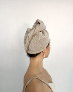 LINEN HAIR WRAP TURBAN - Image 2